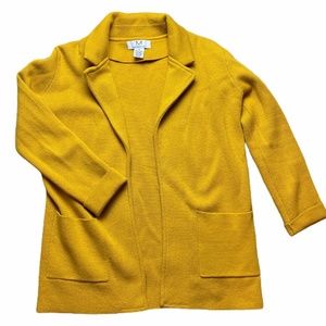 Magaschoni Wool Blend Mustard Yellow Sweater